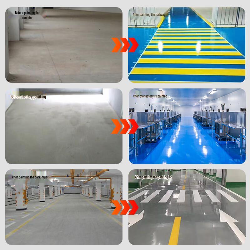 Amoxic Wear-Resistant Epoxy Floor Paint 20 KG ярко-зеленый