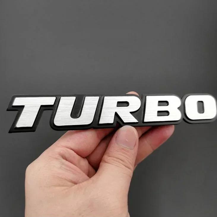 

3D TURBO Body Rear Trunk Tailgate Emblem Sticker Badge Car Styling For Ford Focus 2 3 ST RS Fiesta Mondeo Tuga Ecosport Fusion