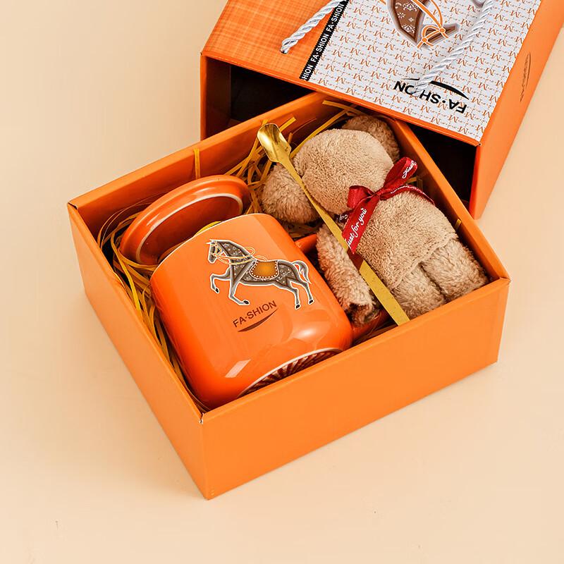 Ceramic Mug and Towel Gift Set