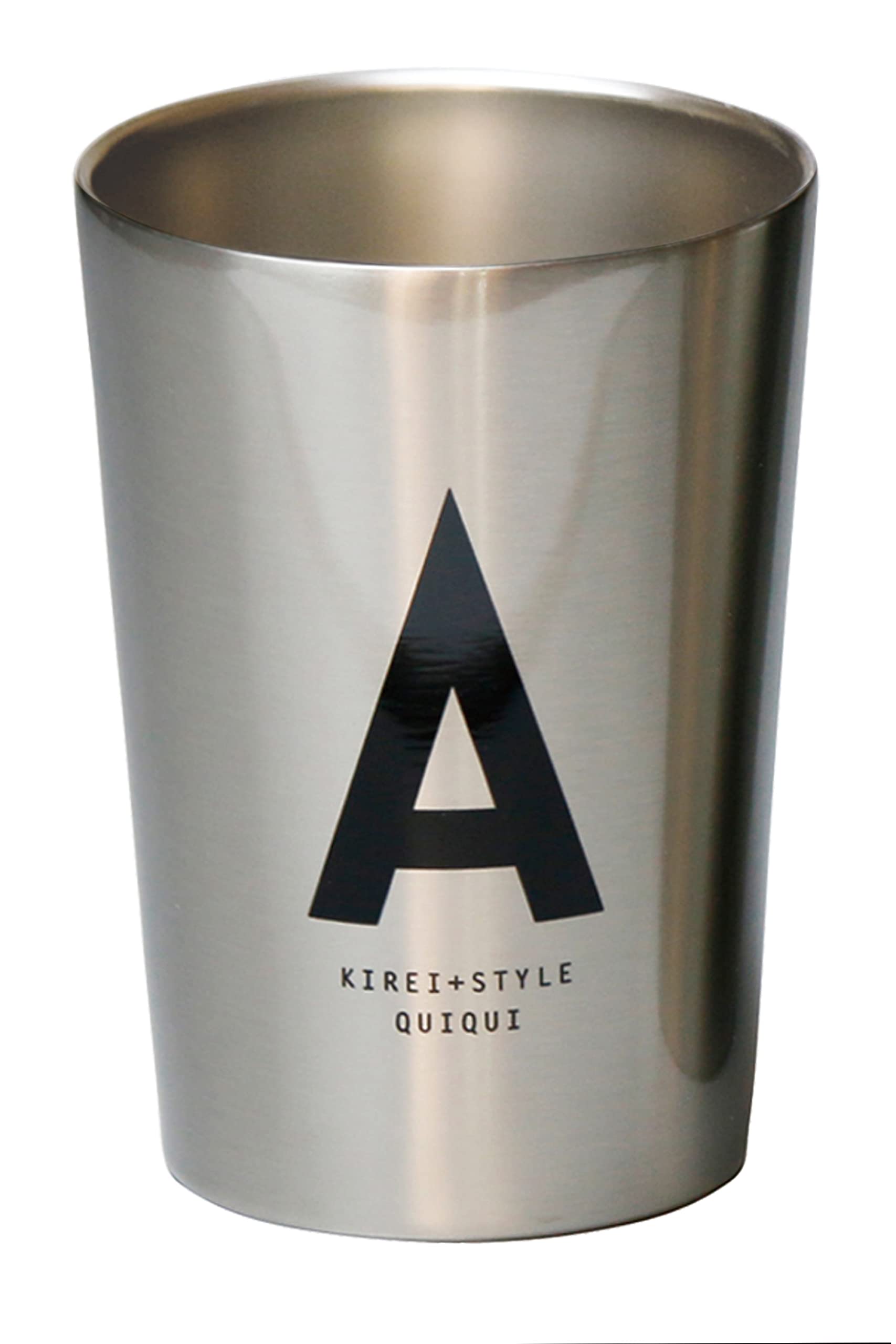 

OGURA Stainless Steel Tumbler Alphabet Initial Convenience Store Coffee Cup 450ml Vacuum Insulated Cold Mug A