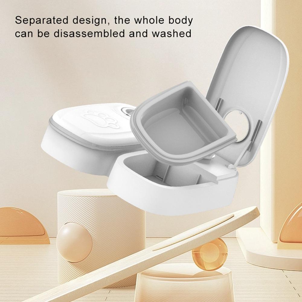 Automatic Electric Plastic Cat Food Dispenser Pet Feeder Pet Food Container Dog Feeding Bowl