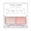 Canmake Glitter Mania 02 Pastel Pink 2.7g Eyeshadow, Glitter, Shiny, Pearl, Two-Color Eyeshadow,