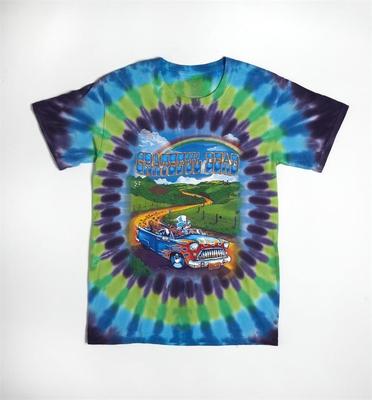Grateful Dead Truckin To Buffalo M L XL 2XL Tie Dye T-Shirt
