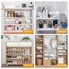 Adjustable Wardrobe Storage Shelves Space Saving Closet Organizer Storage Shelf Decorative Shelves Cabinet Holder Kitchen Rack