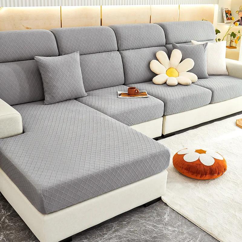 Pokrowiec na sofę Szezlong Rozkładana sofa Nakładka Regulowany Elastyczny Modułowy Pokrowiec na siedzisko sofy w kształcie litery L Ochraniacze na poduszki kanapy