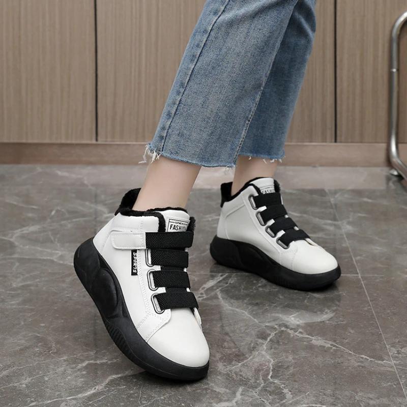 Fashion Luxury Women's Snow Boots Winter Classic Brand Warm Comfortable Ankle Boots 2024 Chunky Ladies Warm Mom Cotton Shoes Botas Mujer