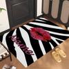 Sexy lip prints (1) Personalized name Office Carpet Stylish Decor for Living Room Bedroom Kitchen