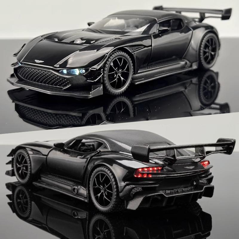 1/32 Scale Aston Martin VULCAN Simulation Car Model Metal Diecasts & Toy Vehicles Alloy Decoration Sound Light Metal Man Aston Boy Children Gift