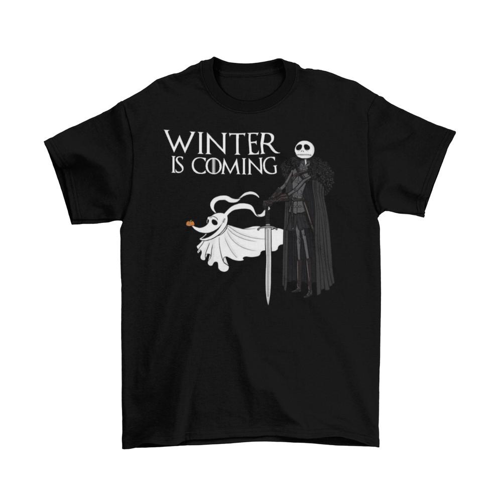 Nightmare Before Christmas Winter is Coming T-Shirt Unisex Game of Thrones New