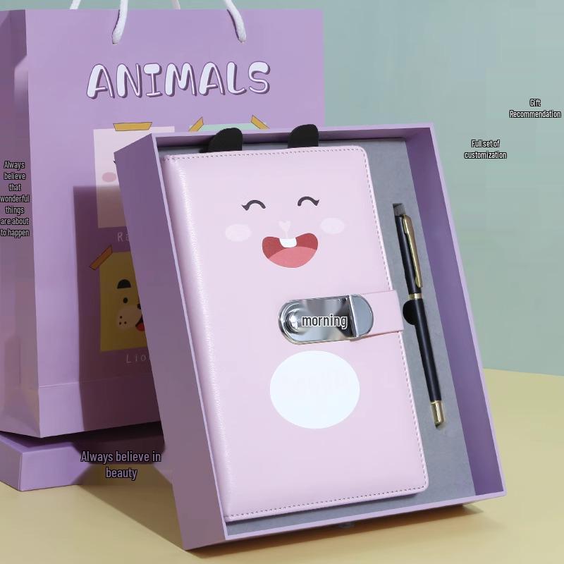 Minimalist Lock Diary & Notebook with Invisible Combination Closure for Students & Professionals