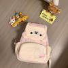 Cute Japanese Rilakkuma Plush Doll Clamshell Backpack Large Capacity School Bag Storage Bag Anime Jk Couple Backpack Gift