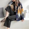 Knitted Cardigan Women's Plus Size Autumn and Winter Loose Thick Sweater Jacket Square Sweater Cardigan