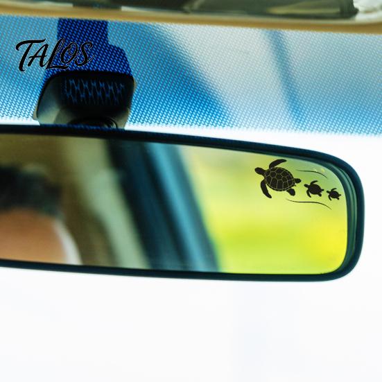 Pegatina para Coche, PVC Impermeable Autoadhesiva Sin Rastro Calcomanía para Automóvil, Pegatina Realista con Patrón de Tortuga Marina para Tapas de Tanque de Combustible Ventanas Equipaje Patinetas