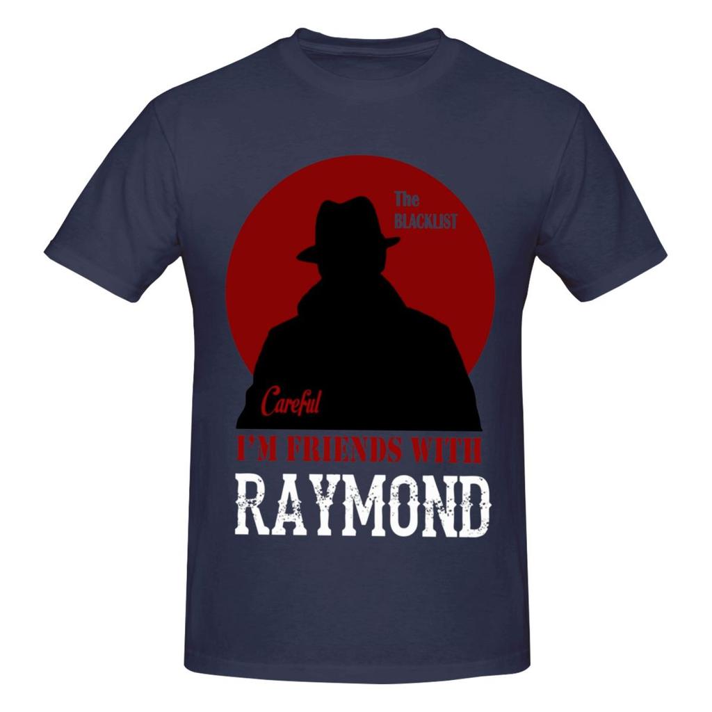 Unisex The Blacklist Raymond Red Reddington Retro T-Shirt Vintage Oversized Rundhals Baumwolle Individuell Ärmel T-Shirt