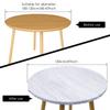 Flower Print Round Tablecloth Wood Texture Vintage Indoor Outdoor Waterproof Elastic Edge Picnic Table Cloth Decor