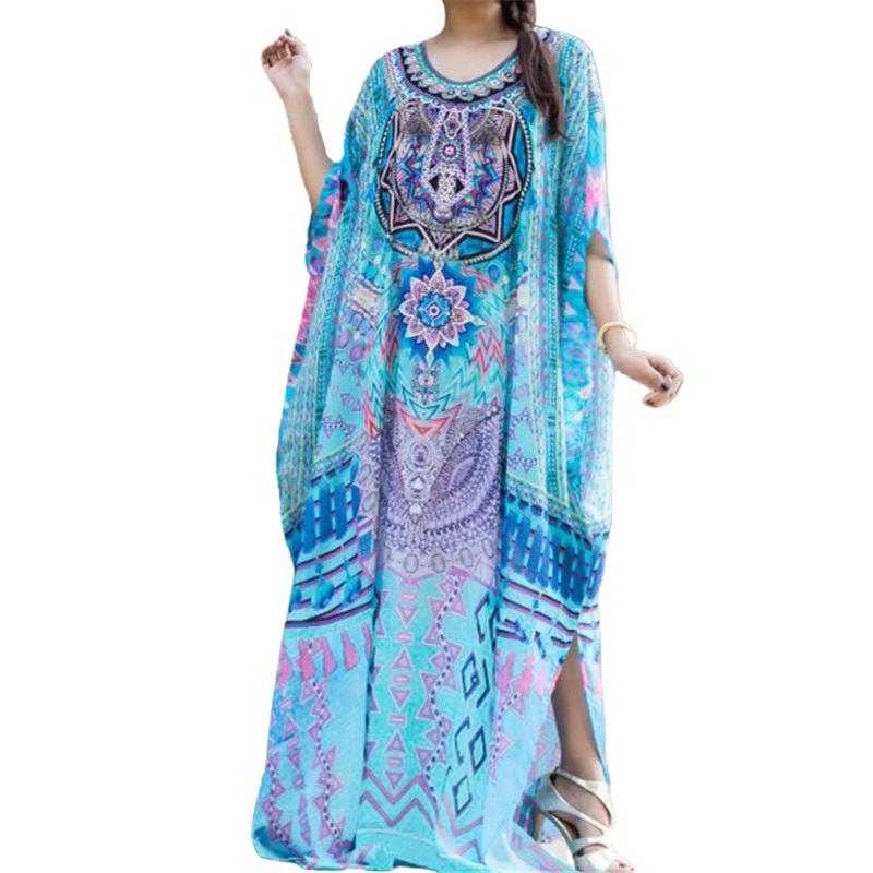 Cumpără Boho Imprimate Femei Caftan Plaja Rochie De Baie Costum Acoperi Pană Vara Tunica Pentru Femeie Beachwear La Prețuri Mici Livrare Gratuită Recenzii Cu Poze Reale Joom