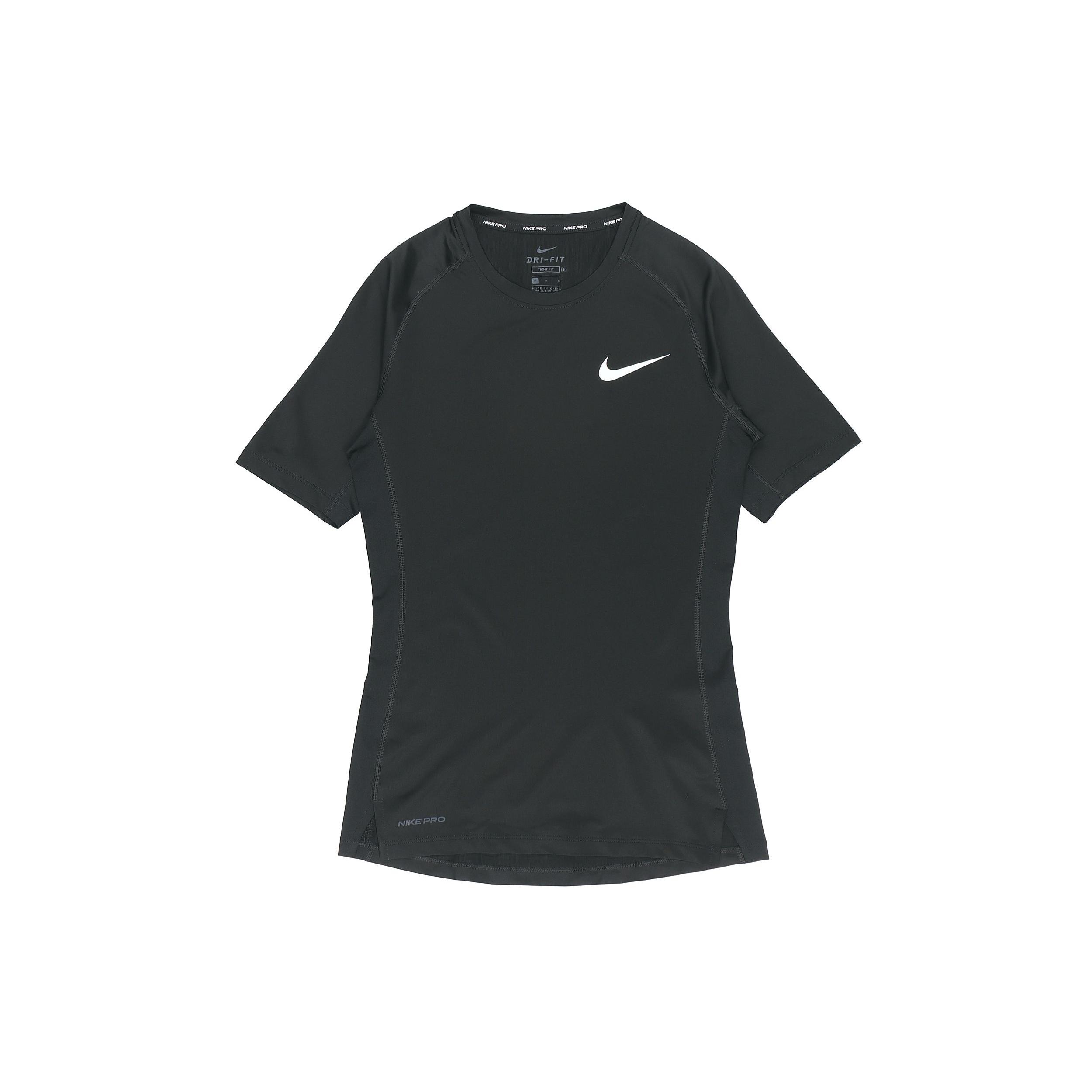 Nike Pro Training Tight Short Sleeve Black Men s BV5632-010 M