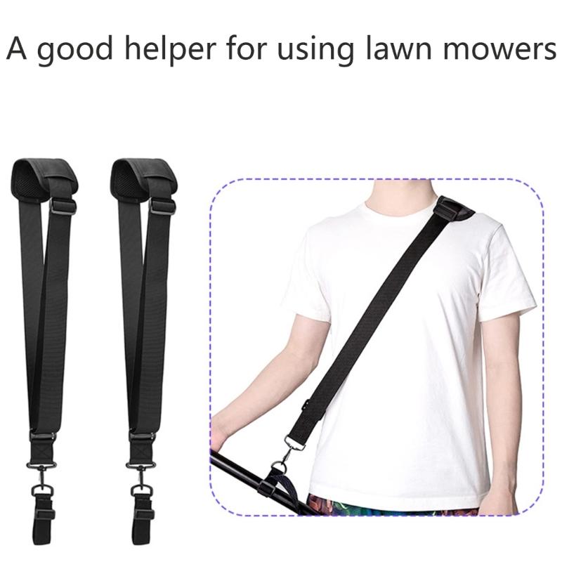 Grass Trimmer Strap Shoulder Belt With Broad Comfort Fit Design And Antislip Padding For Extended Use