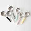 Kamomekitchen Silicone Handle Serving Spoon Mini Ladle + Stand 2-Piece Set