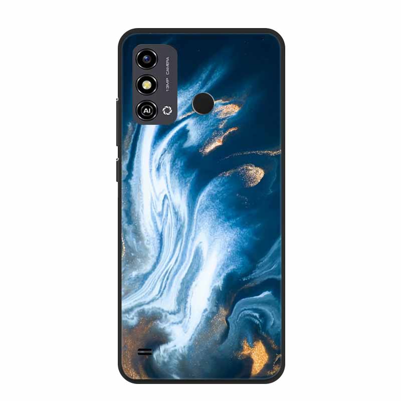 For ZTE Blade A53 Case Marble TPU Silicone Soft Back Cover Cases for ZTE Blade A53 A 53 Para 6.52" Cute Mica Painting New Coque