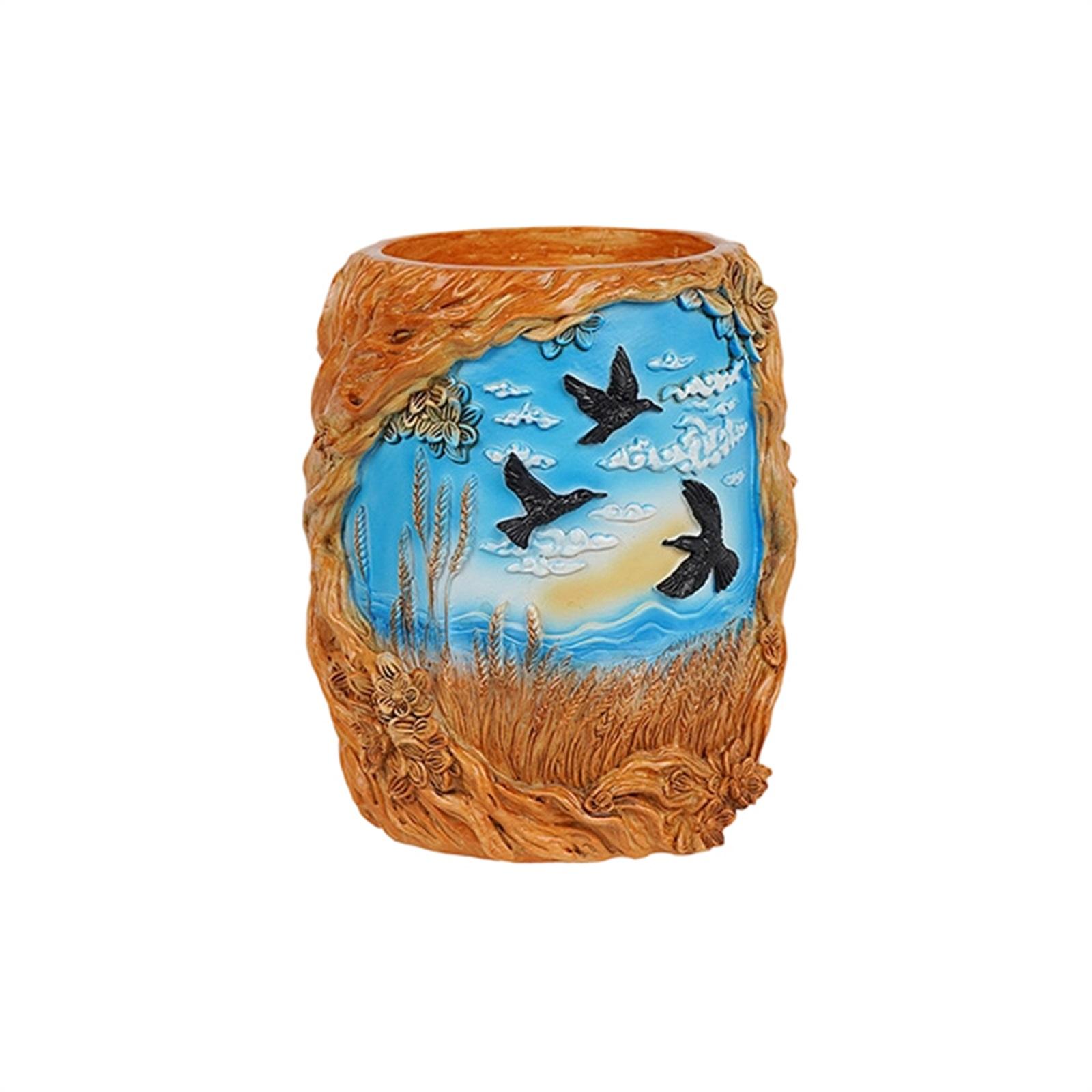 

Flower Pot Plant Pot Resin Creative Ornament Desktop Garden Decoration One Size