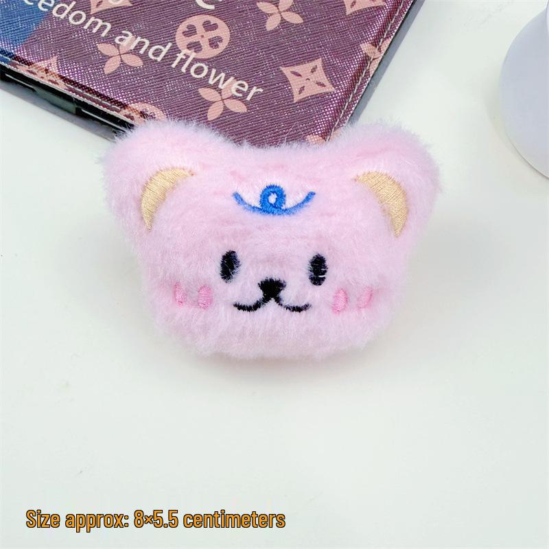 High-End Plush Bear Pendant Charm for Bags