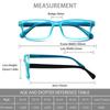 Turezing 5 Pack Reading Glasses Men Women Blue Light Blocking Spring Hinge HD Reader Eyewear