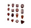Natural Garnet Mix Shape Cut Loose Gemstone Lot 17-20 Pcs 6-16 MM 100 CT Garnet Faceted Gemstone For Jewelry Making