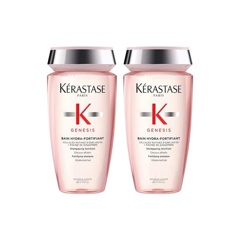 Kerastase toiletry set Fuyuanxin Silk Refreshing Shampoo Vitality Ginger Powder Bottle Cleansing and Care Nourishes Genesis Transparent 250ml*2 розовый
