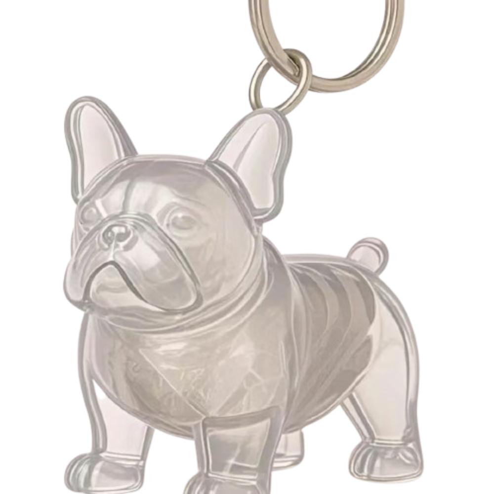 Hair Grooming Dog Hair Storage Box Dog Shape Puppy Pendants Pet Hair Keychain  Jewelry Gift