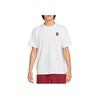 SS25 Max 90 Drop Shoulder Soft Loose Comfortable Short Sleeve T-Shirt Men Tops White HJ3363-100