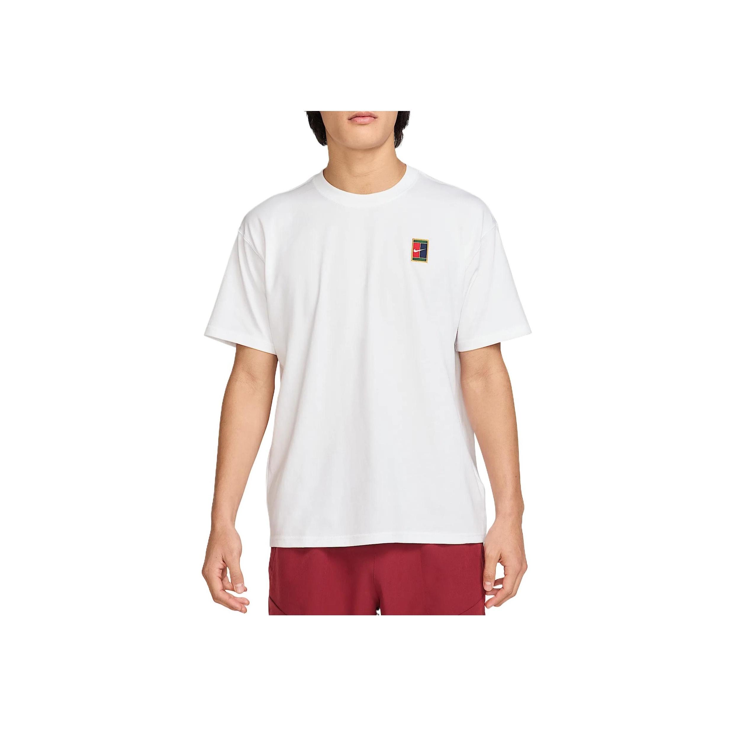 

Nike SS25 Max 90 Футболка с коротким рукавом, мягкая, свободного кроя, со спущенным плечом, мужские топы, белая HJ3363-100 M