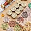2PCS/SET Vintage Stamp Retro 26 Letters Wax Sealing Stamp Scrapbooking Wax Seal Craft Supplies Invitation/envelop Gift HCZ106-SB