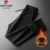 Men's Autumn/Winter Cotton Blend Straight-Leg Casual Pants