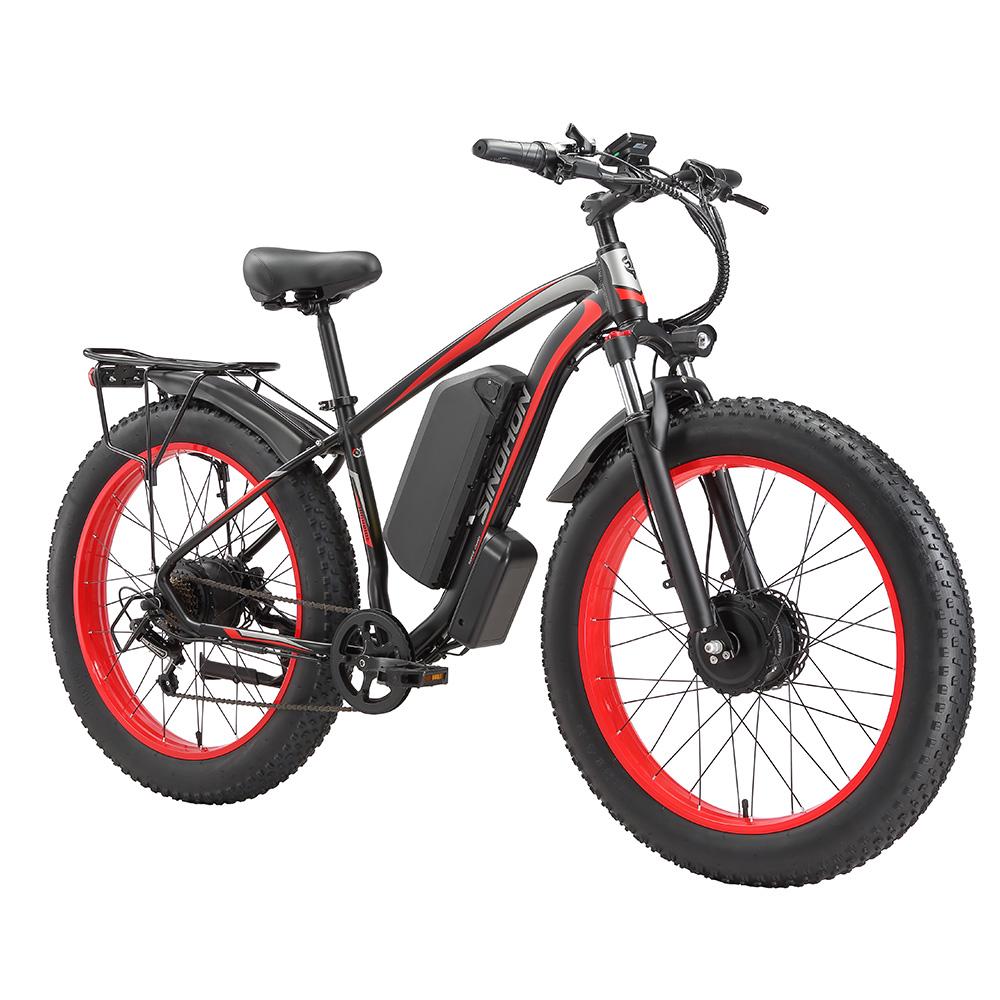 SINOHON X26 Elektrofahrrad mit zwei Motoren – 48V 22Ah E‑Bike mit großer Reichweite
