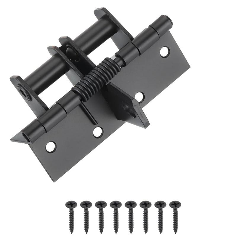 3 In 1 Automatic Self Closing Door Hinges with Positioning 90 Degrees Integrates Spring Hinge Door Closer and Door Stopper
