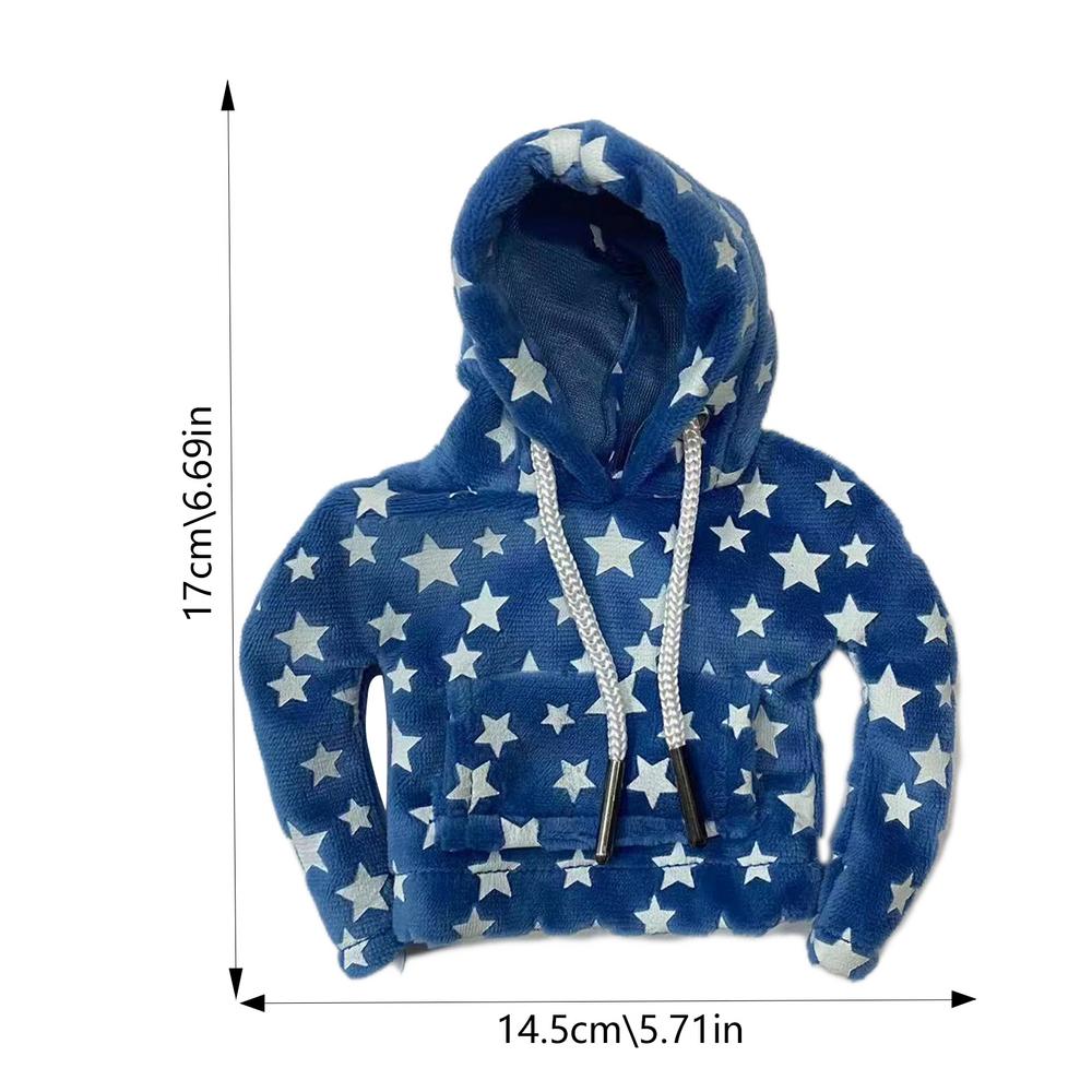 Car Gear Handle Cover Shift Knob Hoodie Sweatshirt Universal Handbrake Cover Shifter Knob Hoodie Cover Car Interior Accessories