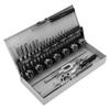 Set 32 buc Tarozi Filiere Oțel Aliaj Portabil Duritate Ridicată Set Kit Unelte de Mână Tarozi Filiere