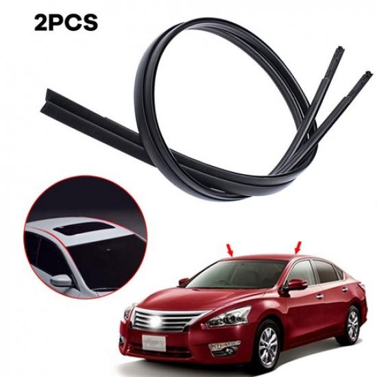For 2013-2018 Nissan Altima 2PCS Roof Drip Molding Trim Left & Right Side Rubber