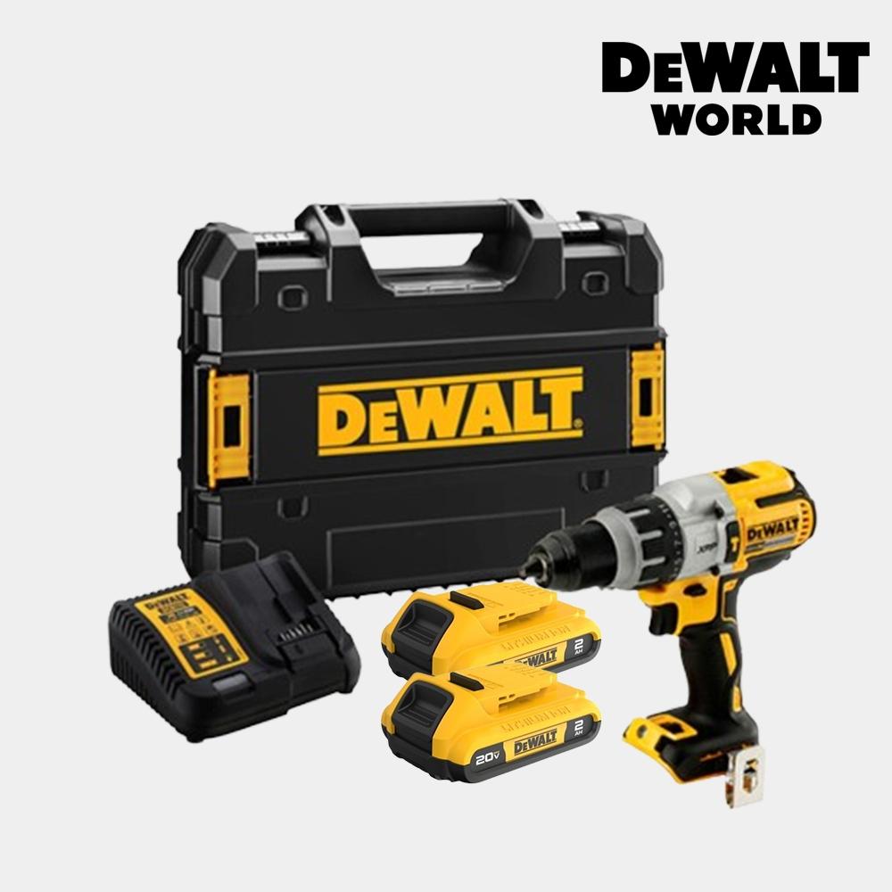 

Аккумуляторная ударная дрель DeWalt, 18 В, бесщеточный аккумулятор премиум-класса DCD996D2, 2 А, комплект из 2 шт.