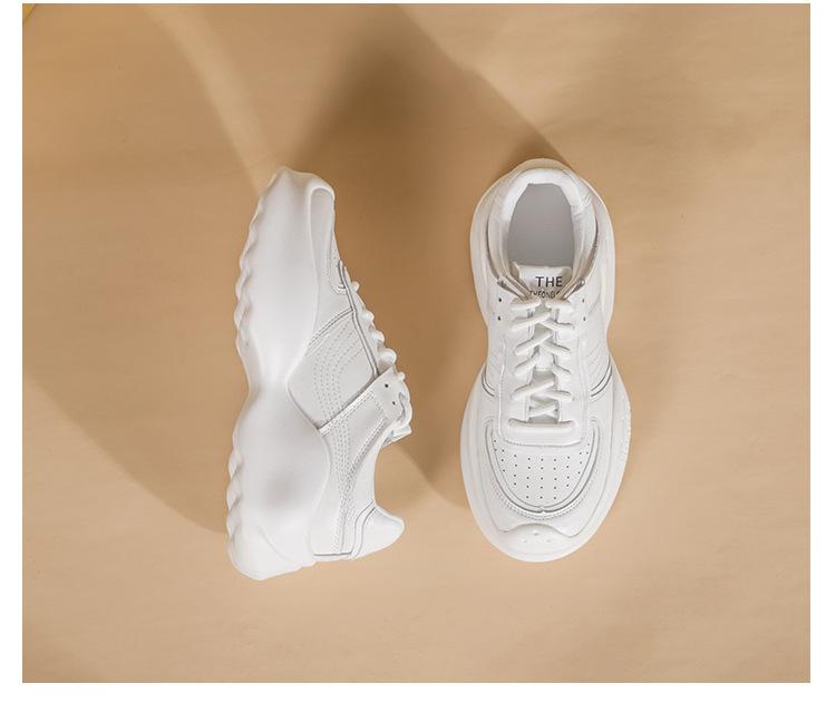 2025 autumn new fashion platform white shoes women's comfortable versatile sports shoes summer lightweight women's casual shoes