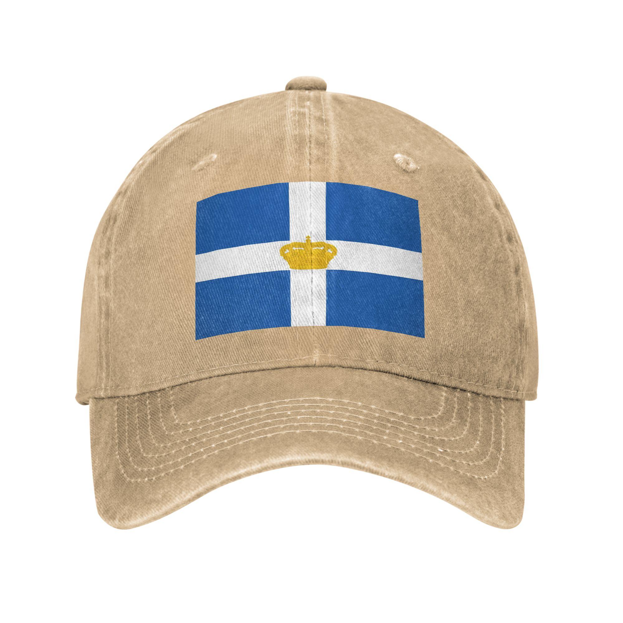 

Gorra De Béisbol Informal Con Bandera De Grecia Para Parejas Gorra De Béisbol Retro Ajustada Con Protección Solar Para Mujer E