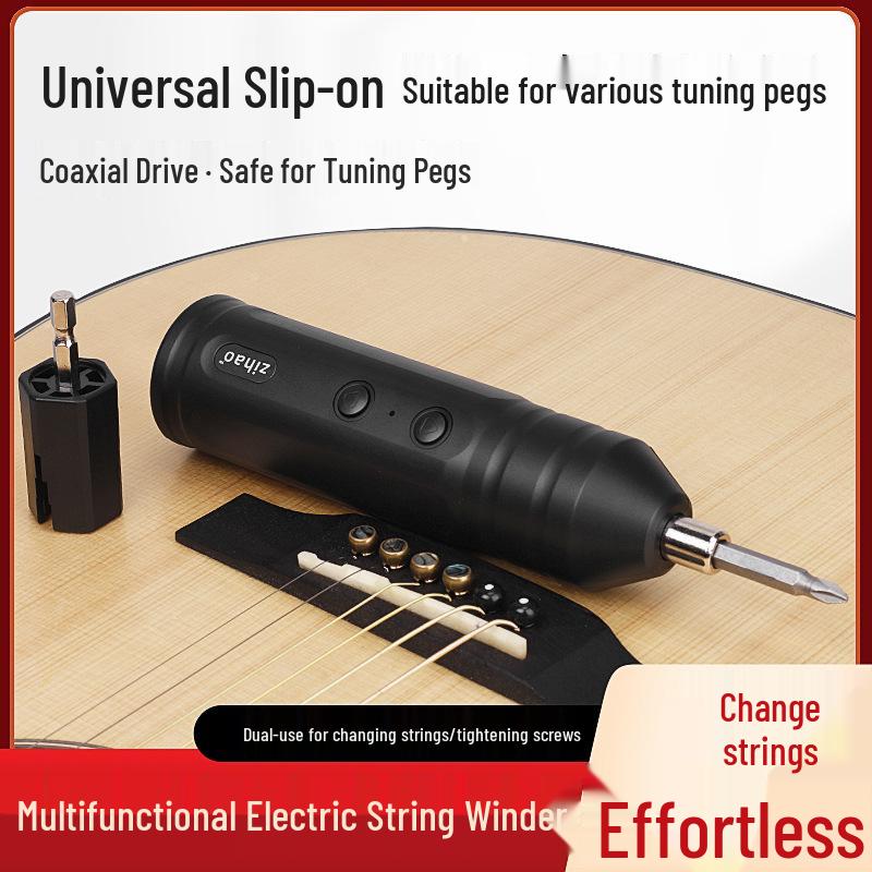 Electric String Winder Tool & Ukulele Accessory Set