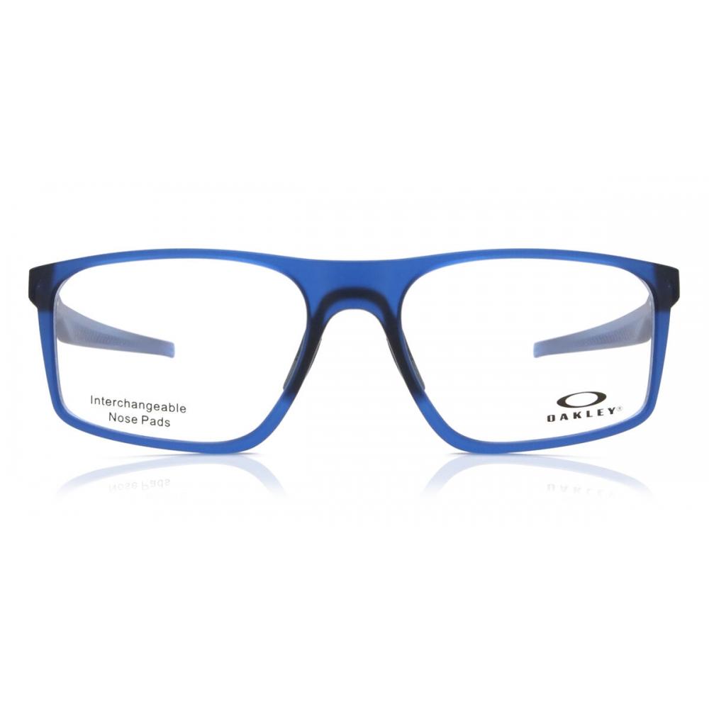 

Oakley Ox8183 Bat Flip 818303 Men Eyeglasses Transparent Opaque Blue/58-18-148