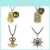 Anime japonais One Piece Roi Pirate Gol D. Collier Pendentif Roger Style Cartoon