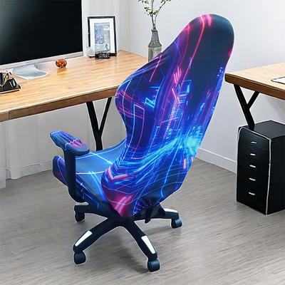 Gaming Chair Cover Punk Style Elastic Universal Computer Chair Backrest Cover Swivel Chair Armchair Seat Protector Covers