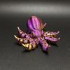 1pc Banana-Inspired Jointed Octopus Car Dashboard Ornament Sculpture, Colorful Car Ornament Collectible, Unique Banana Design