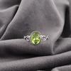 Peridot Ring Gemstone Jewelry, 925 Solid Sterling Silver Ring, Handmade Jewelry Birthstone Ring, Gift For Her