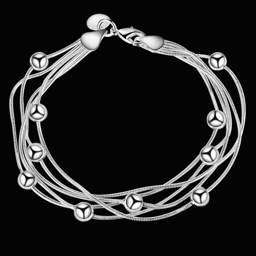 SAY 925 Sterling Silver Bracelets Snake chain For Women Exquisite Student Girlfriend Jewelry Accessories Wedding Fashion Gift