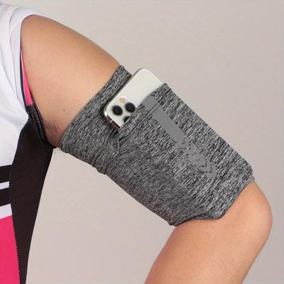 1pc Sports Armband for Phone, Running Elastic Arm Strap, Large Capacity Fitness Wrist Bag, Hiking Outdoor Phone Holder